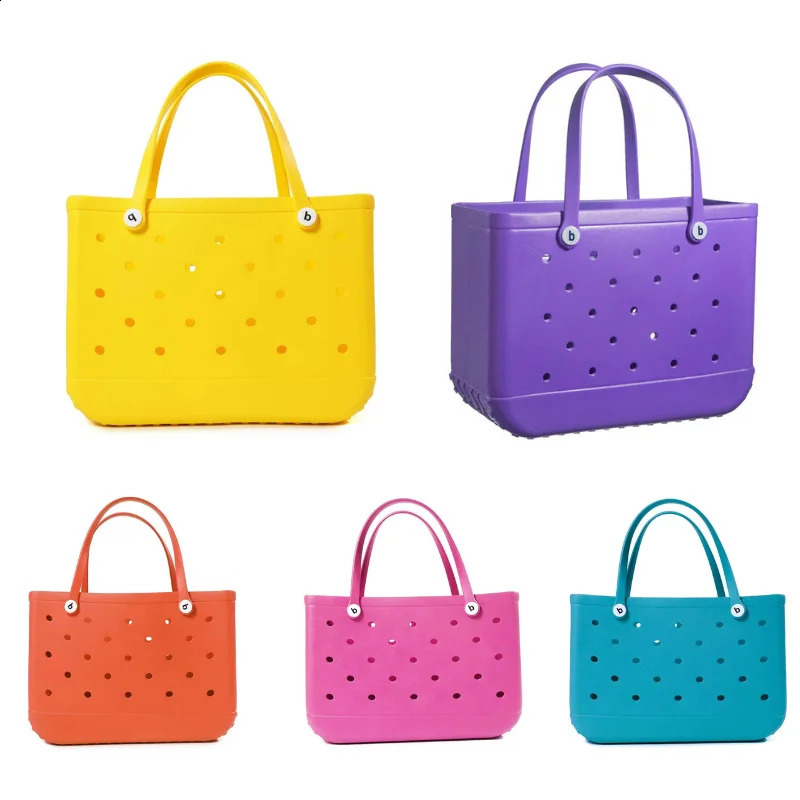 Boggs Bag Extra Large Tote Shoulder Handbag EVA Rubber Waterproof Basket Fashion Women Tote Boggs Bag for Travel 250327