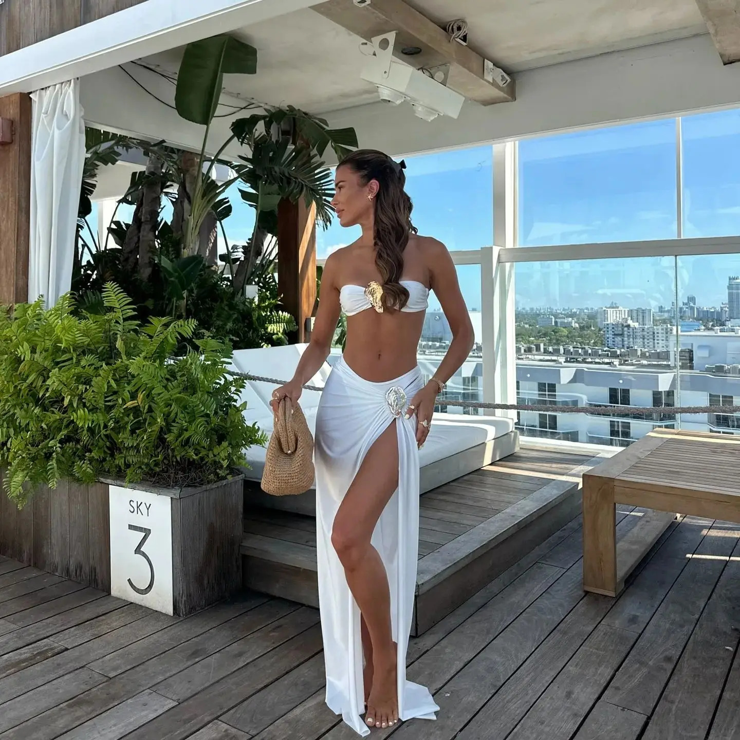 Bikini Bandage Swimsuit Brazilian 3 Pos Summer 250327