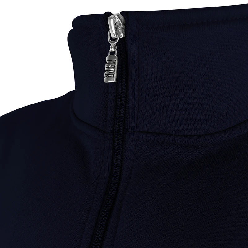 Mens track and field suit set long sleeved tight corset full zipper running sweatshirt mens 2piece 250326