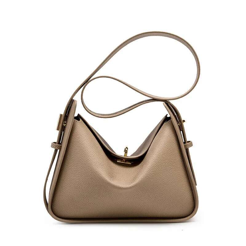 Women's Genuine Leather Shoulder Bags Niche Design Cowhide Crossbody Bag