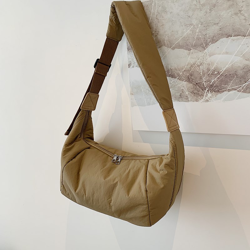 Fashion about dumpling bag female new all-in-one underarm bag leisure canvas bag crossbody single shoulder 2025