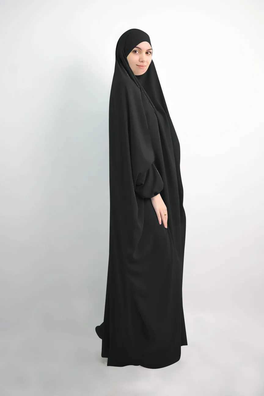 2025 Breathable Hijab Liturgical Wear Lslamic Turkish Robe Women Dubai Muslim Standard Apparel Middle East Abaya X2505141