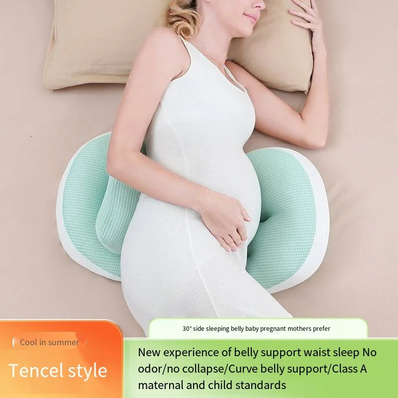Pregnant Womens Pillow Waist Protection Side Sleeping Pillow Support Lying Pillow Special for Sleeping Pregnancy Pillow 250326