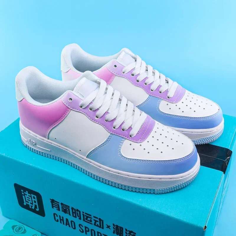 Spring Blossoms: Thick soled High cut Board Sho es - E nhance Your Style