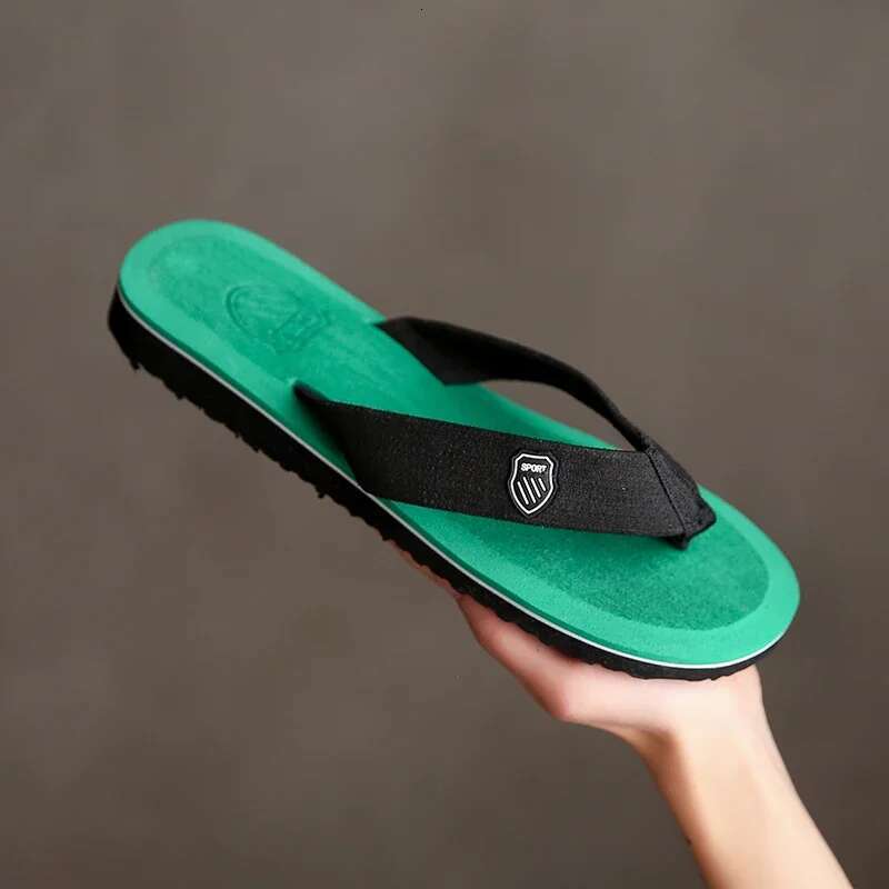 Men's Casual Flip ps Fashion Beach Men Summer Non-Slip Flat Slides Mens Slippers Indoor House Shoes Man Male Slipper