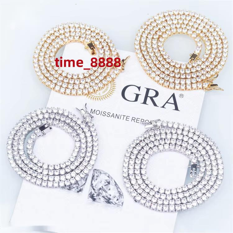 Goldleaf Jewelry Necklace Vvs Pendants High End Sterg Sier Custom Moissanite Tennis Chain