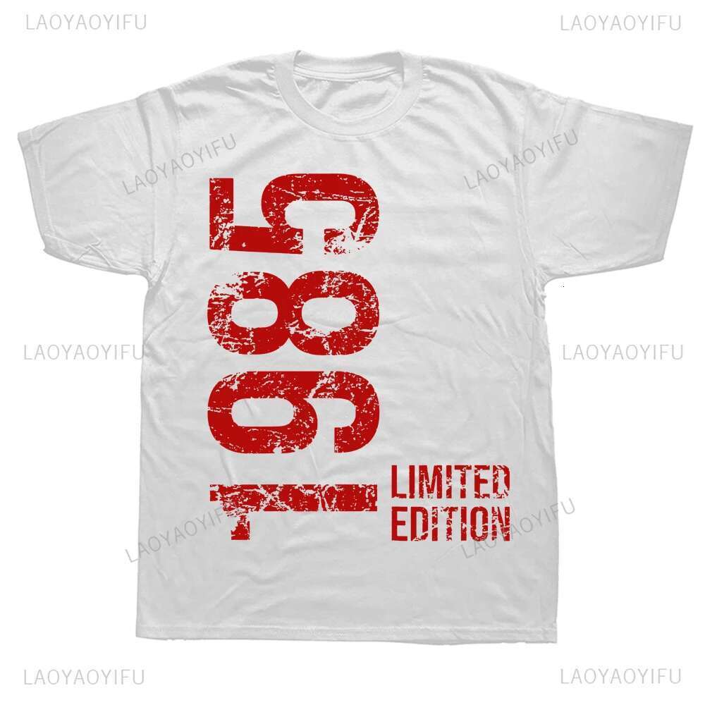 Men's and women's short sleeved t-shirts, streetwear, hip-hop, cotton, vintage print, birthday gift, 38 years old, 1985