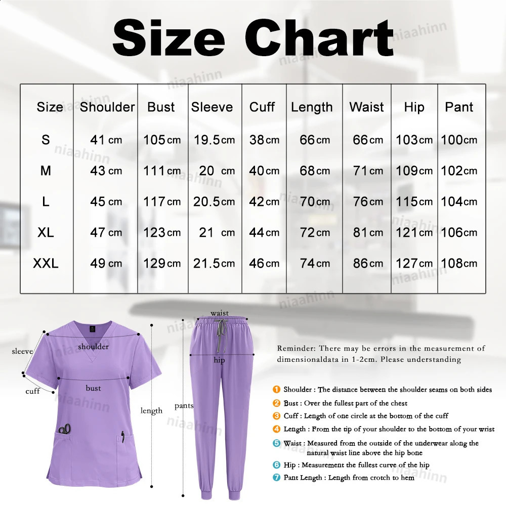 frosted nursing gowns highquality elastic care solid color uniforms wholesale workwear unisex styles 250326