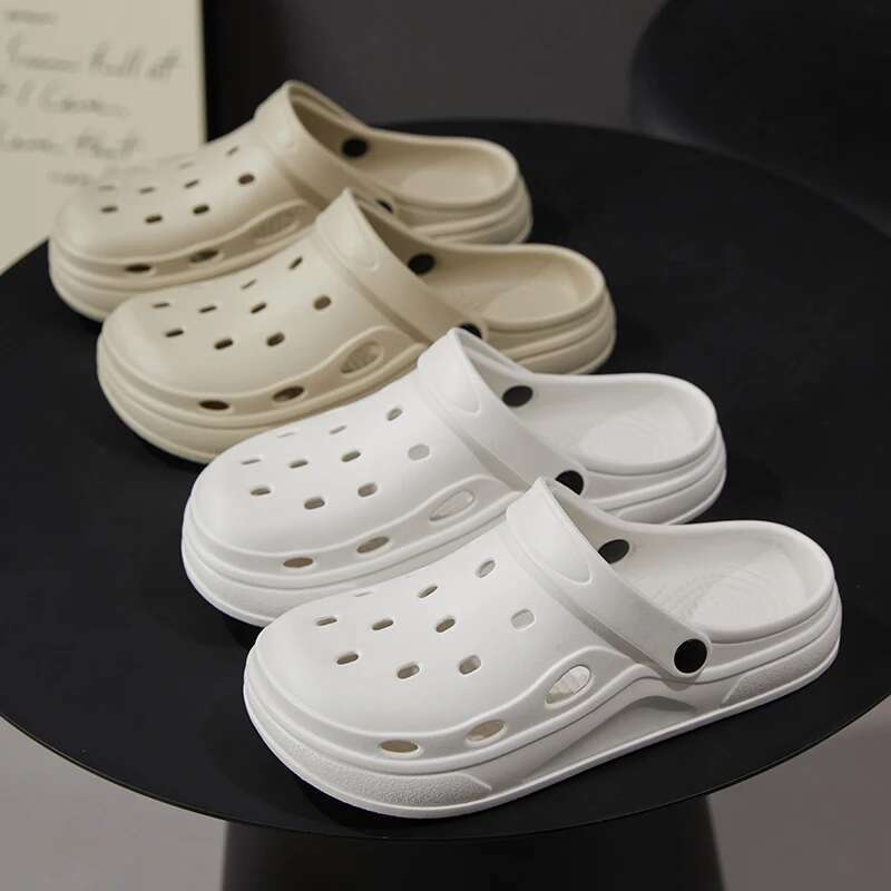 Men Summer Anti-slip Garden Shoes Women EVA Soft Beach Holes Sandals Couple Unisex Home Indoor Outdoor House Slippers Footwear