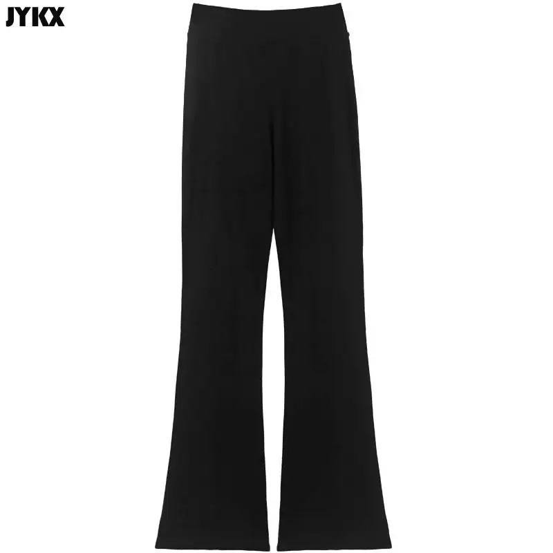 Childrens pants dance practice boys and girls slim cotton Latin jazz black bell bottoms Trouser 250325