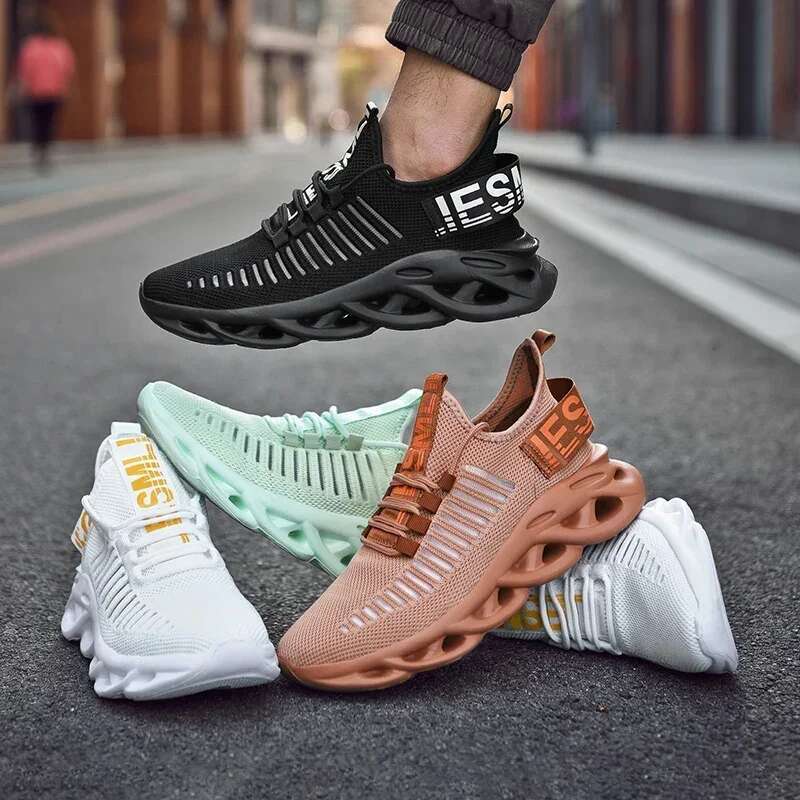 New Comfortable Breathable Running For Men Mesh Tenis Sport Shoes Wag Sneakers Lightweight Athletic