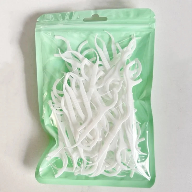100 dental floss sticks deep cleaning oral care portable disposable sanitary daily travel 250325