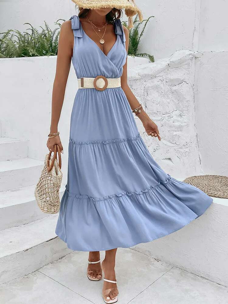 Dongdumaoyi Effen Strapless Jurk Met Hoge Taille Uit Sexy Elegant En Comfortabel Waard Om Te Hebben