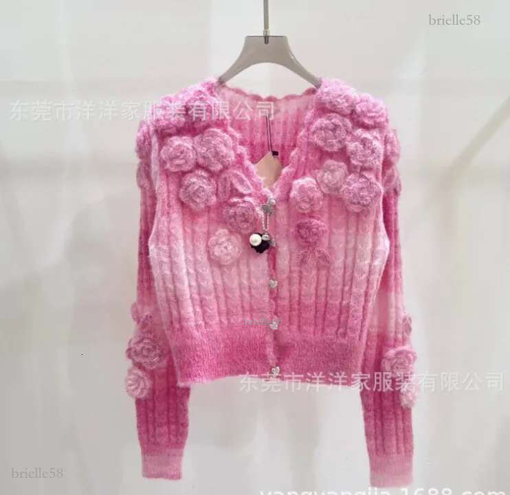 Miu Wool knitted outerwear dresses clothesBright gold thread women's new womens designer clothing luxury brand mini denim fashion