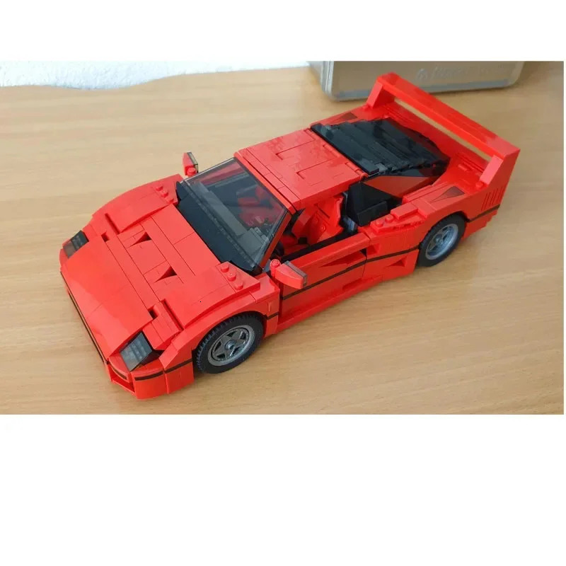 Classic Racing 10248 F40 Compatible MOC-49743 Sports Car 1192 PCS Splicing Assembly Building Block Toy Model DIY Kids Gift 250326