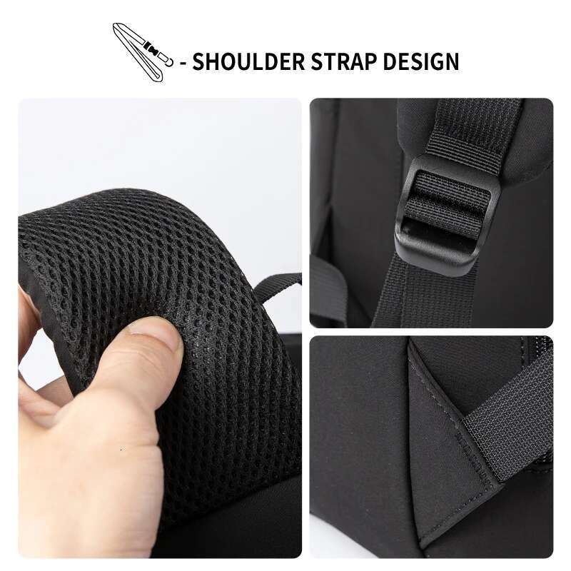 Men's Backpack Oxford Waterproof 14 Inch Laptop Unisex Casual Mochila Sports Travel Zipper Lightweight Rucksacks