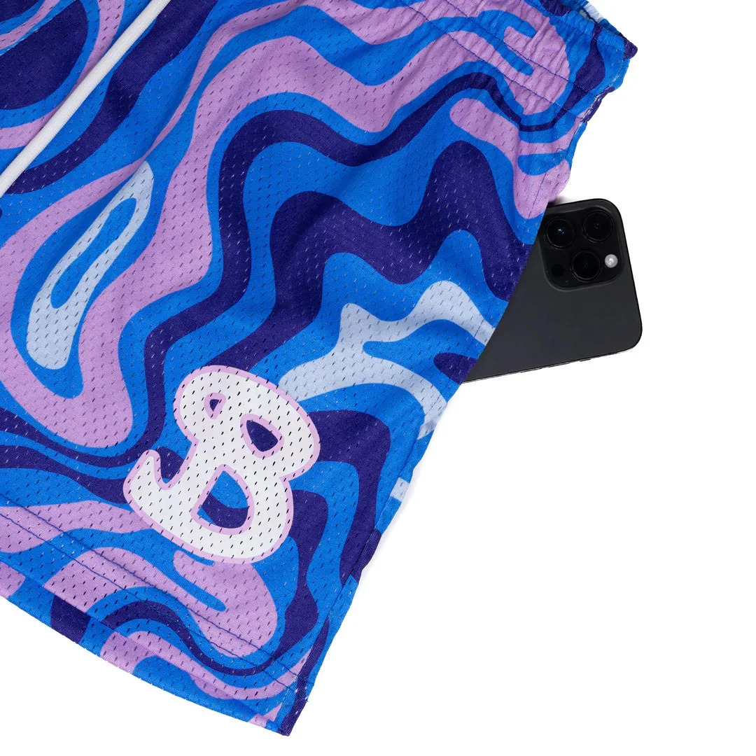 2025 BKTSQD summer mesh basketball shorts mens sweaters quick drying loose sports casual trend running beach 250322