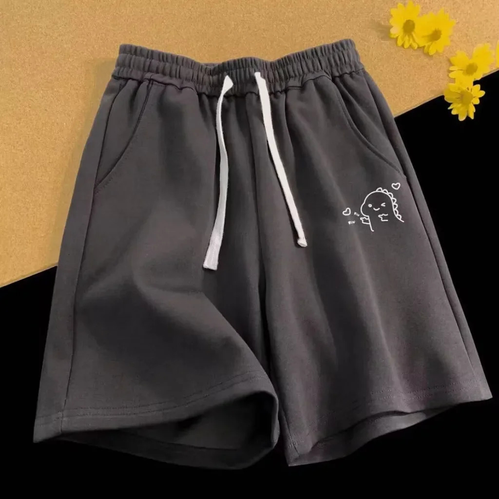 M8XL oversized shorts mens casual fun expression printed fashionable couple basketball 250326