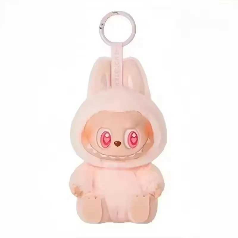 Cut Labubu Monster has a seat series vinyl doll pink green pendant action character model collective holiday gift X250327