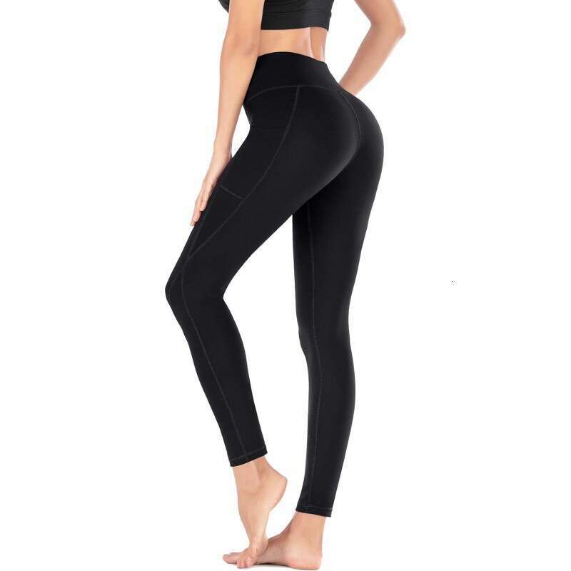 Women Yoga Pants Fashionable Women S High Waisted Yoga Pants With Pockets Dance Training Fitness Leggings Elastic Pants XY