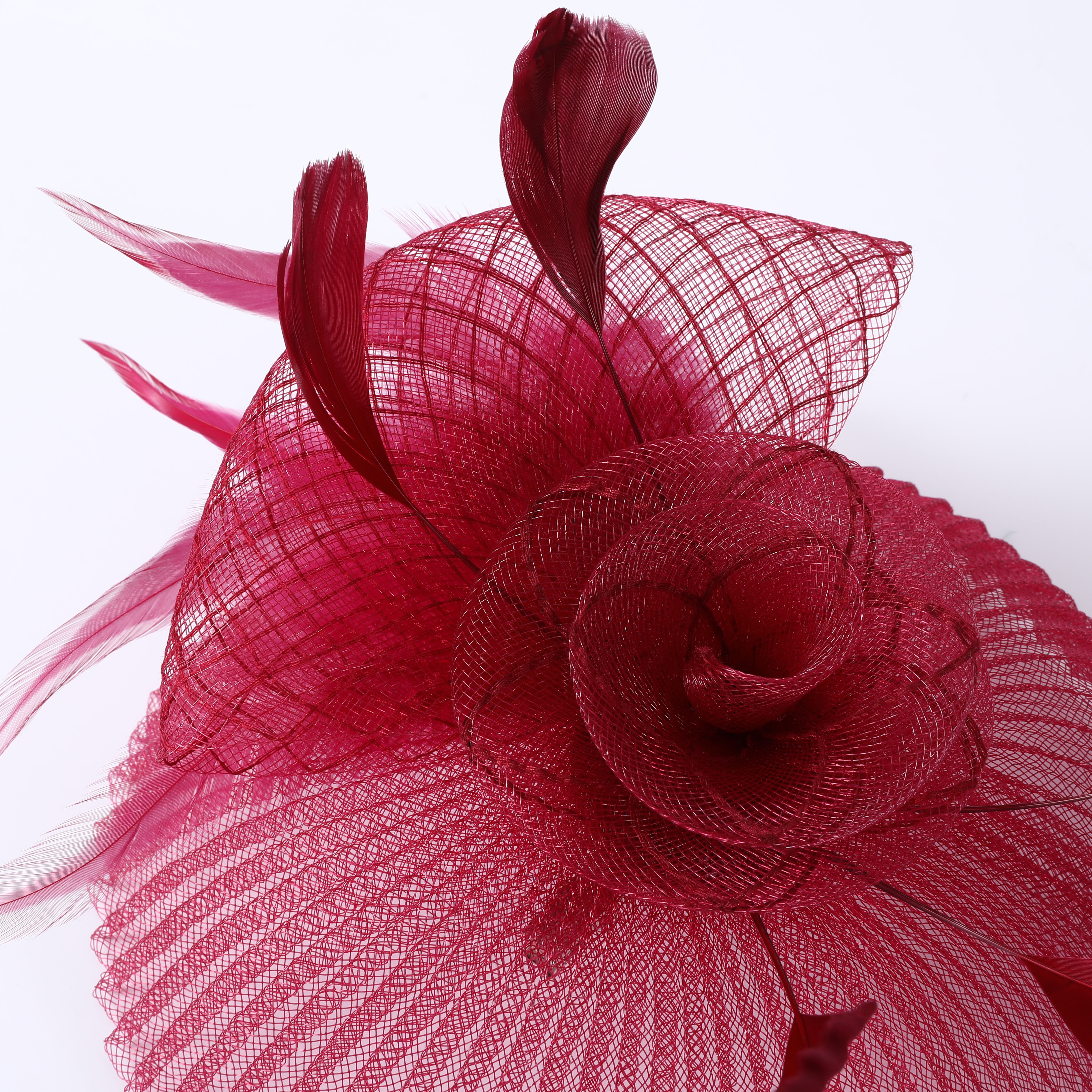 Elegant Fascinator with Feathers - Perfect for Tea Parties, Weddings & Special Events