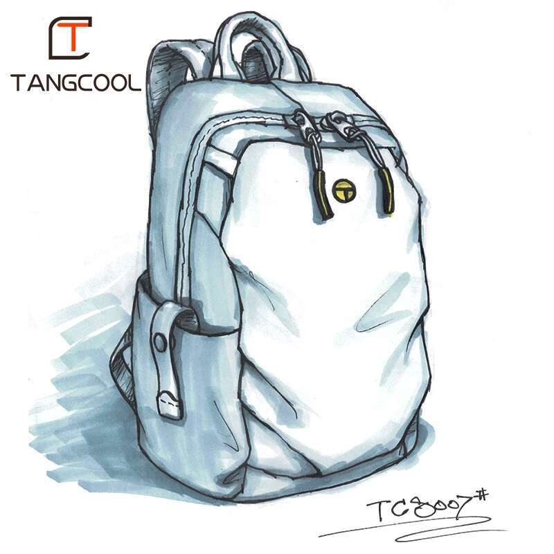 TANOOL 15.6 Inch Laptop Bag Multifunctional Waterproof School Business Man Travel Pack Women's Backpack