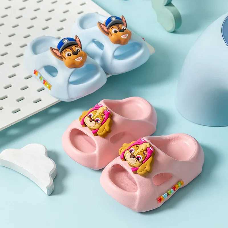 Slipper PAW PATROKids Cartoon Dog Hole Shoes Baby Indoor and Outdoor Sandals Boys and Girls Home High Heels Packaging Anti slip and Wear resistant Sli
