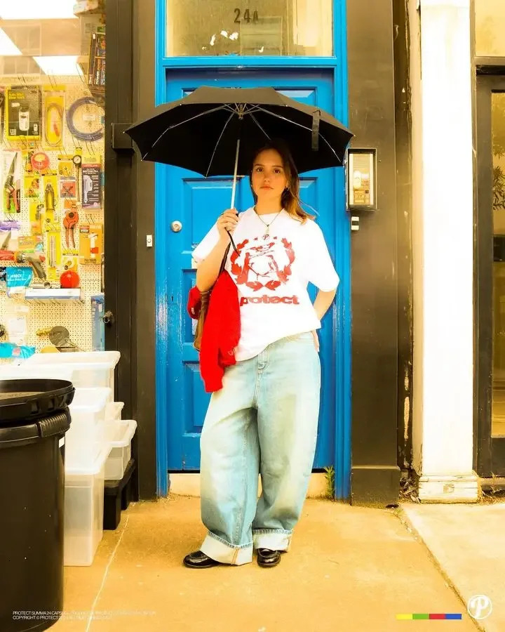 PROTECT T Shirt Y2K Clothes Mens Womens Gothic Hip Hop Cartoon Letters Graphic Print Oversized TShirt Cotton Short Sleeve Tops 250326