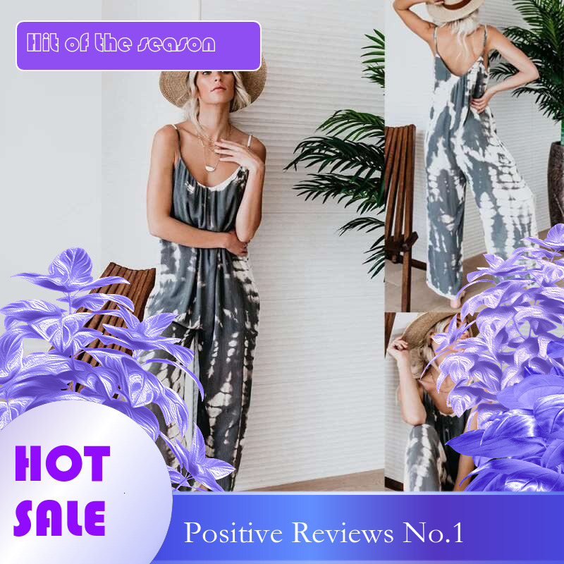 Dongdumaoyi Nieuwe Dames Halter Sexy Wijde Pijpen Jumpsuit
