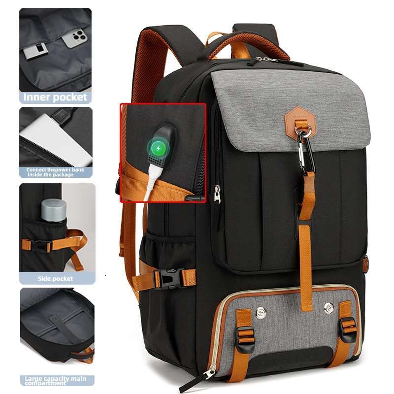 Travel Laptop Men's And Women's Backpacks, Casual Backpacks With Shoe Compartments