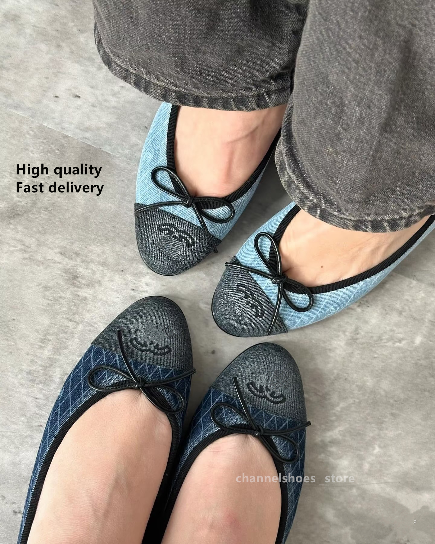 25s Women Shoes Luxury Brand Designer Flats Woman Genuine Leather Black white Ballet Flats Bow-knot Loafers High Quality Louiss Ladies Shoes Yvess ch