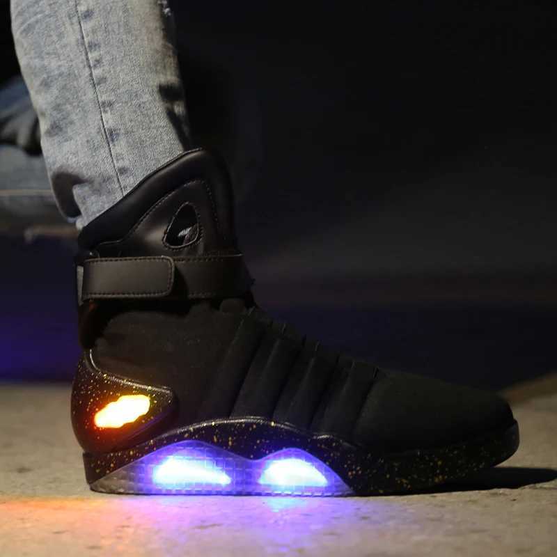 New Arrival Mens basketball shoes LED light shoes mens sports shoes LED luminous shoes T250327