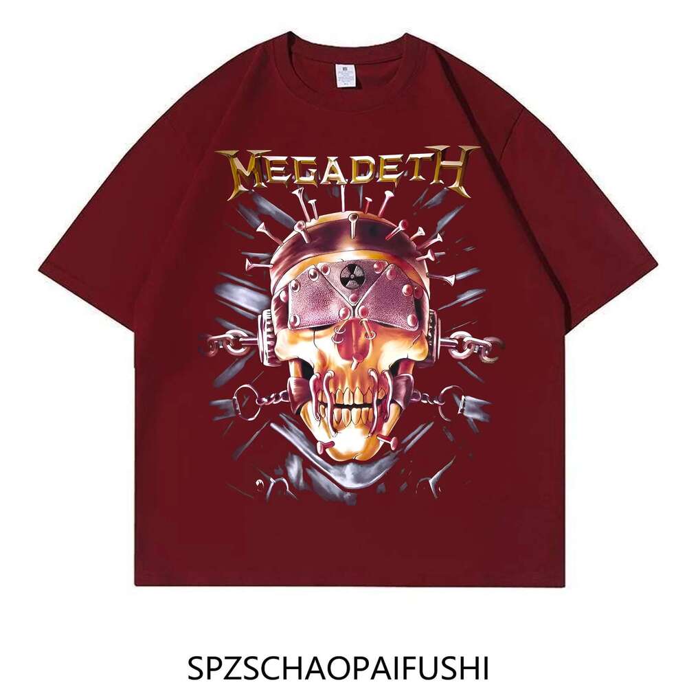 Rock Band Customized Summer Printed Men s Cotton Round Neck T shirt Outdoor Leisure Comfortable Street Fashion Wear