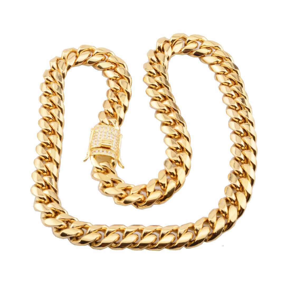 Designer necklace Jewelry Factory Wholesale Price New Model Customized Pvd Gold Chain 18k Italian Gold Chain Cuban Gold Chain Bracelet Necklace