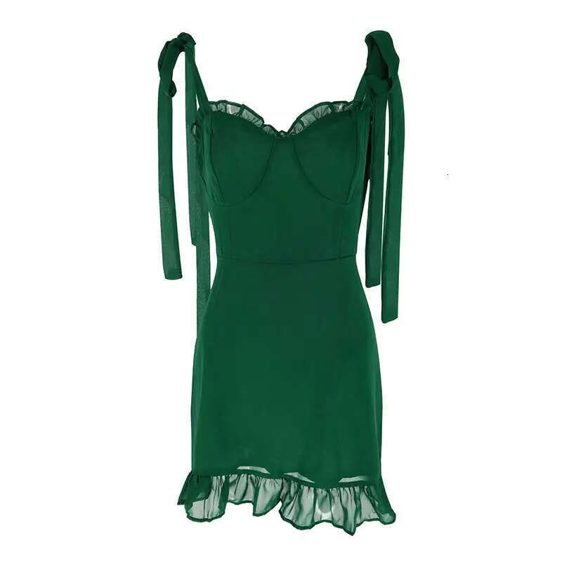 Low Chest Women Sexy Dresses Solid Summer New Sleeveless Backless Elegant Sg Streetwear Lady Casual Slim Knitted Dress