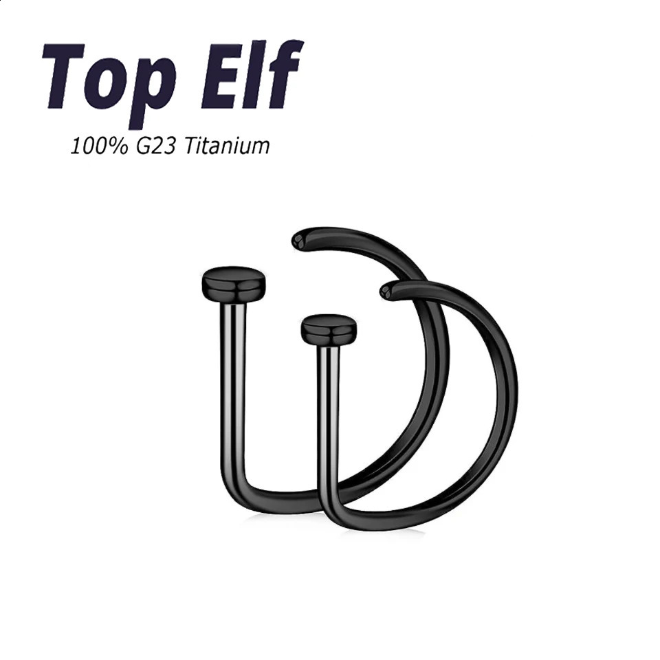 10pcs Women Men Fake Piercing Nose Ring Earrings Fashion Non Punk Jewelry Clip G23 Perforation Septum Nose Ring 250327