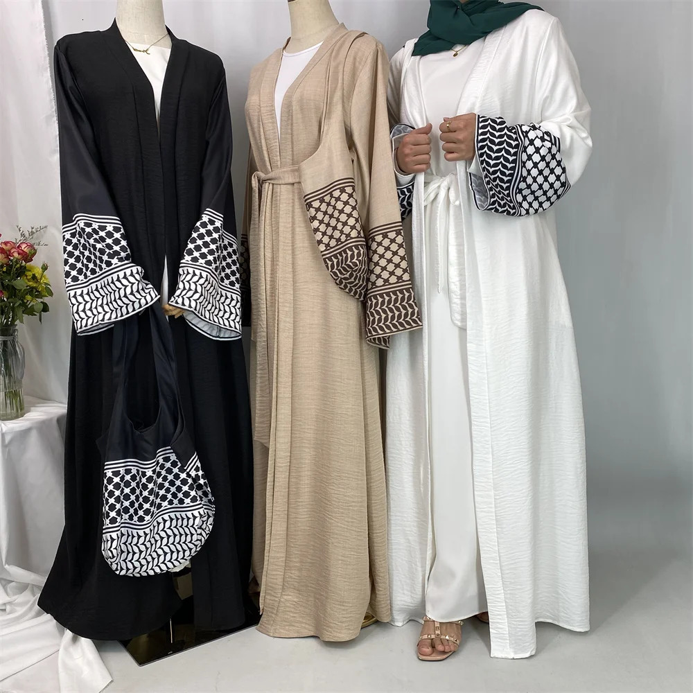 n Ramadan Khimar 2 Abaya and bag Saudi Muslim cardigan Womens Ka 250326