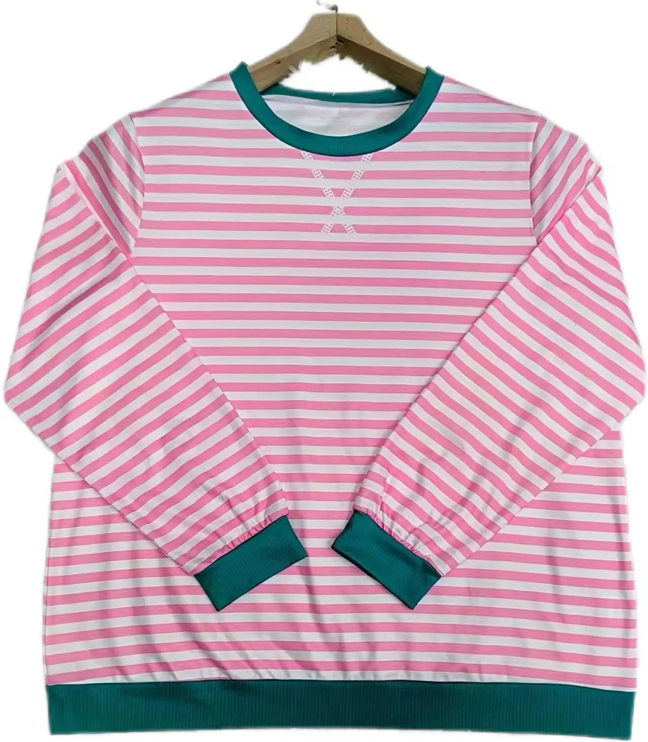European and American AutumnWinter Round Neck Loose Long Sleeve Hoodie for Women 250326