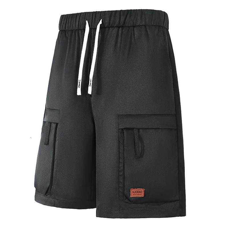 Outdoor cargo shorts mens EU size summer casual work solid streetwear sports pants 250327