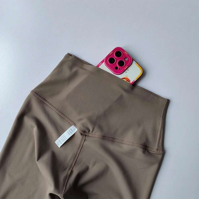 Pocket Sports Nude Yoga Women's High Waist Hip Lift Tight Leggings Fast-Drying Running and Fiess Pants