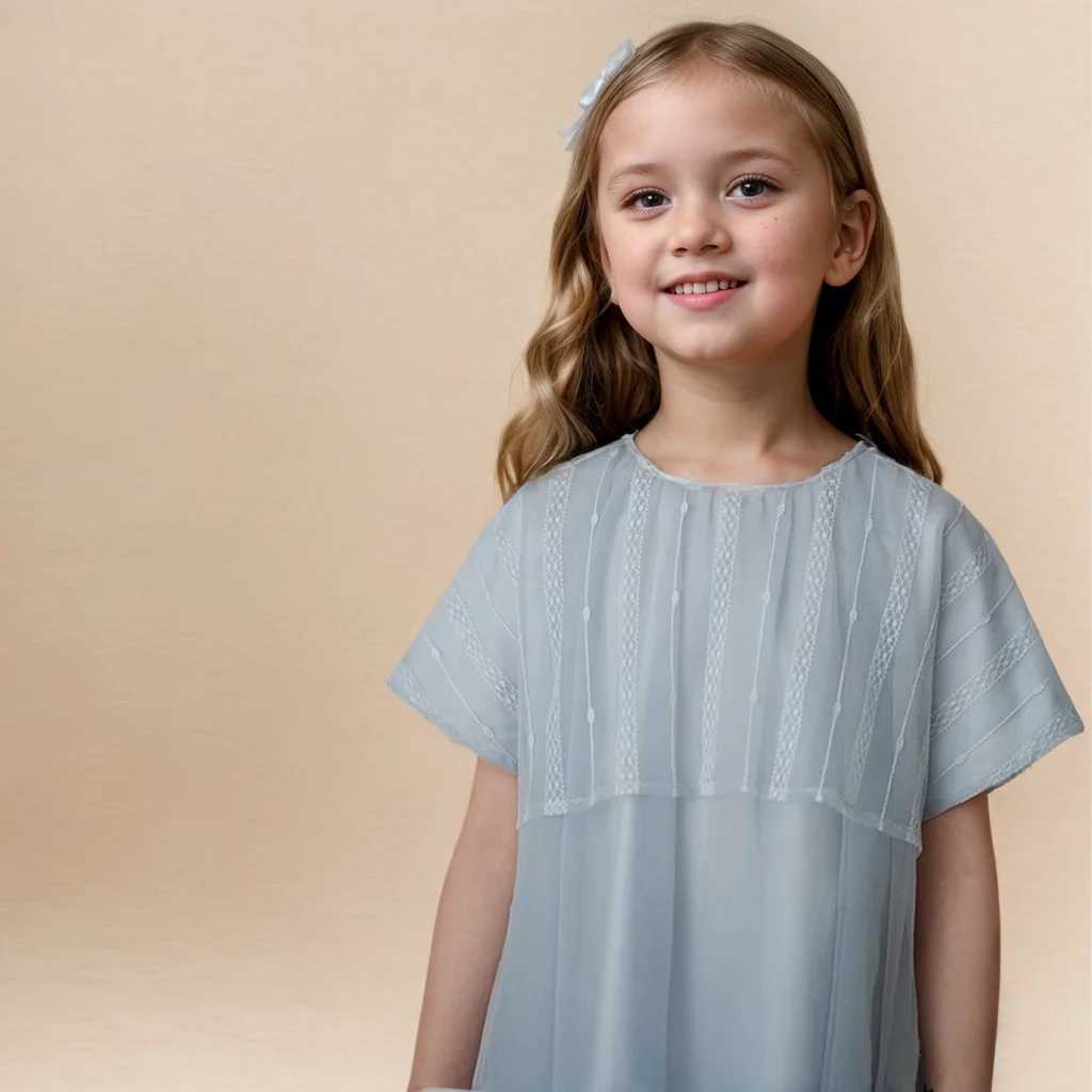 Children Par Dresses Girl Kids Clothes Summer Lace Short Sleeve Fairy Cute Beautiful Generous Dress Family Sisters Outfits W250326