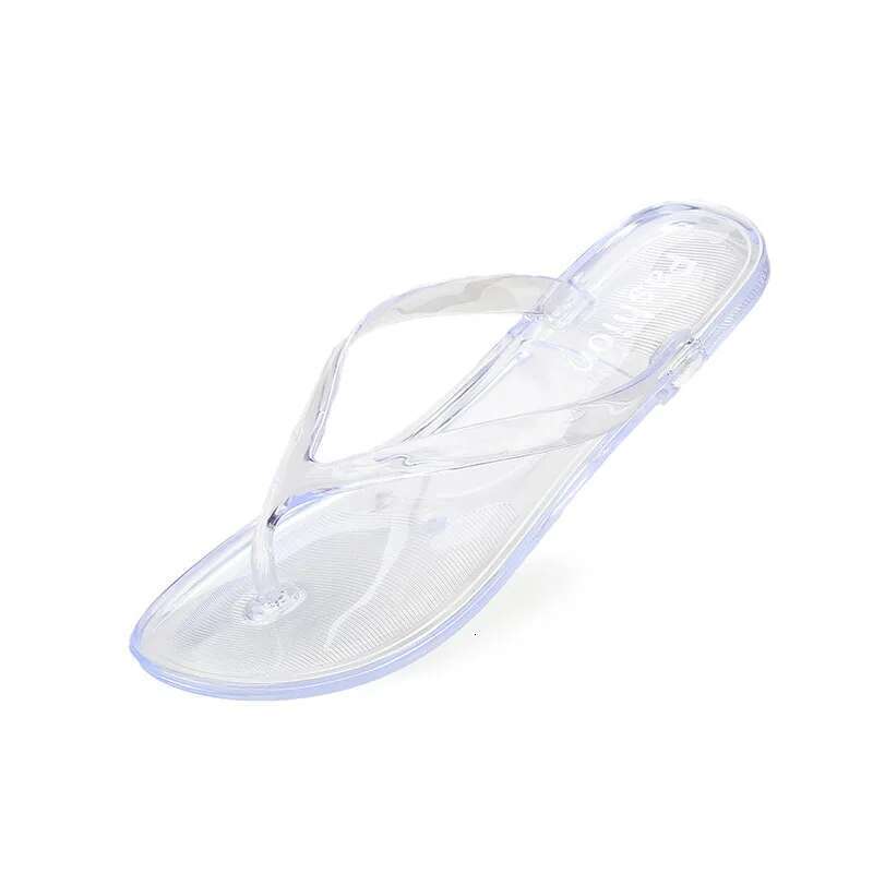 Beach Flat Transparent Clip Toe Flip ps Women Shoes Female Casual Non-slip Light Slippers Ladies Slides Footwear