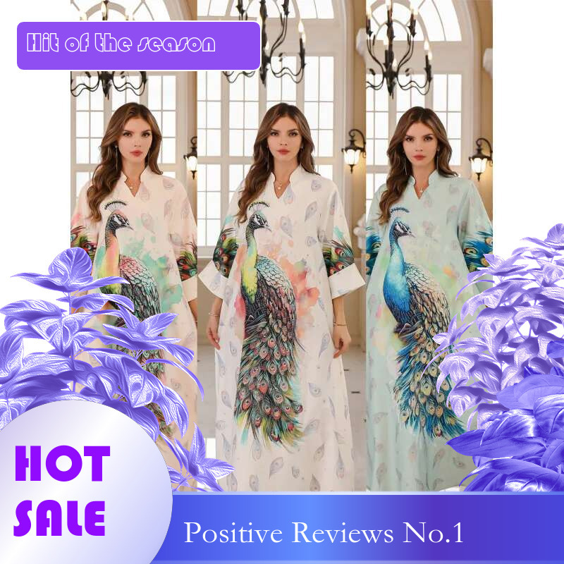 Dongdumaoyi Midden Oosten Moslim Gewaad Dameskleding Dubai Turkijeabaya Dames Strass Avondjurk W