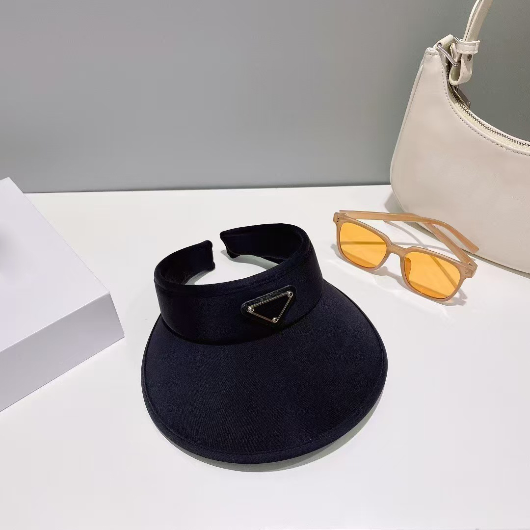 Visor designer visor luxury cap women hat visor for women summer sun hat sunscreen outdoor sports beach simple stylish wear a variety of comfortable very good