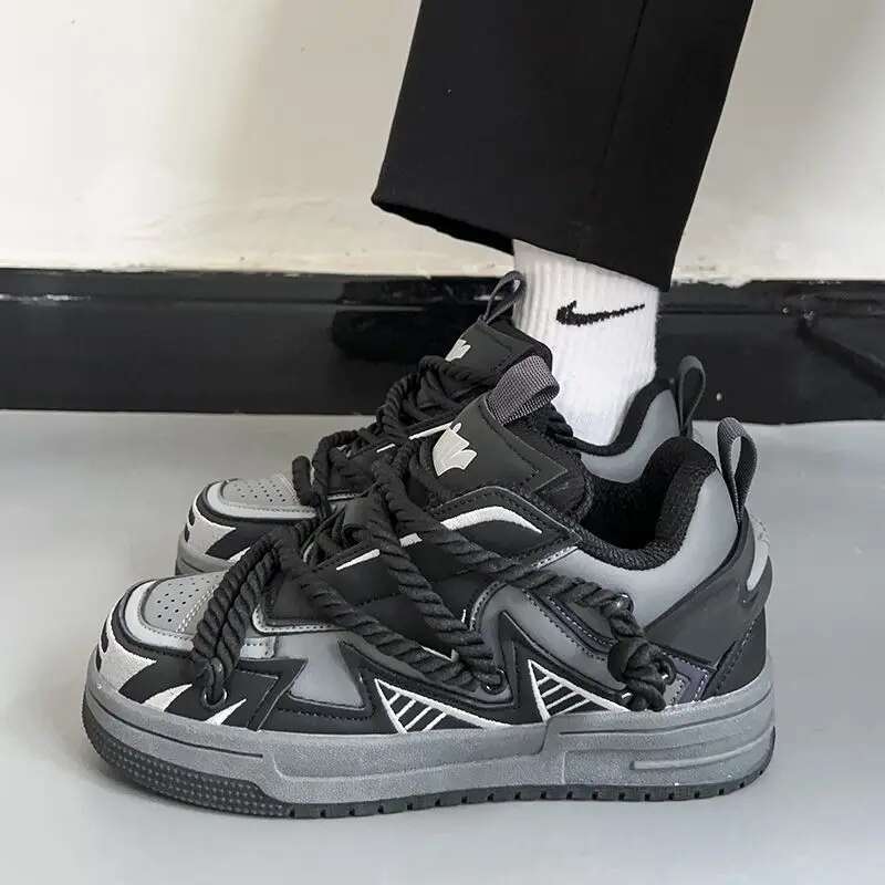 Designer Shoes With 41 42 Retro Fashion Running Women's Men's Sports Design Orange Black White Thick Soled Sports Shoes Women's Plus Si