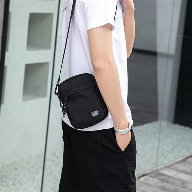 Home>Products>Shoulder bag>Oxford fabric casual mens bag>Small square bag>Fashion diagonal cross handbag 250326