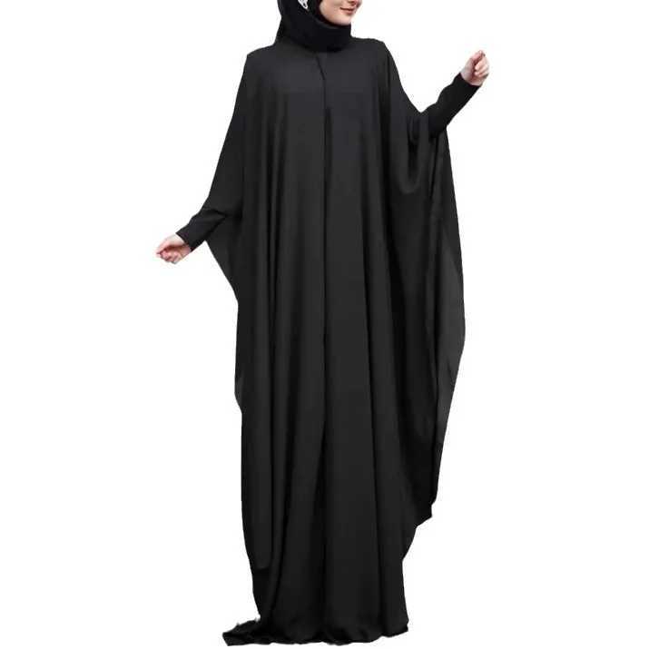 Eid Muslim Abayas for Women Modest Fake Two Pieces Dresses Islam Vestidos Arab Long Robe Jalabiya Ramadan Morocco Dubai Kaftan X2505141