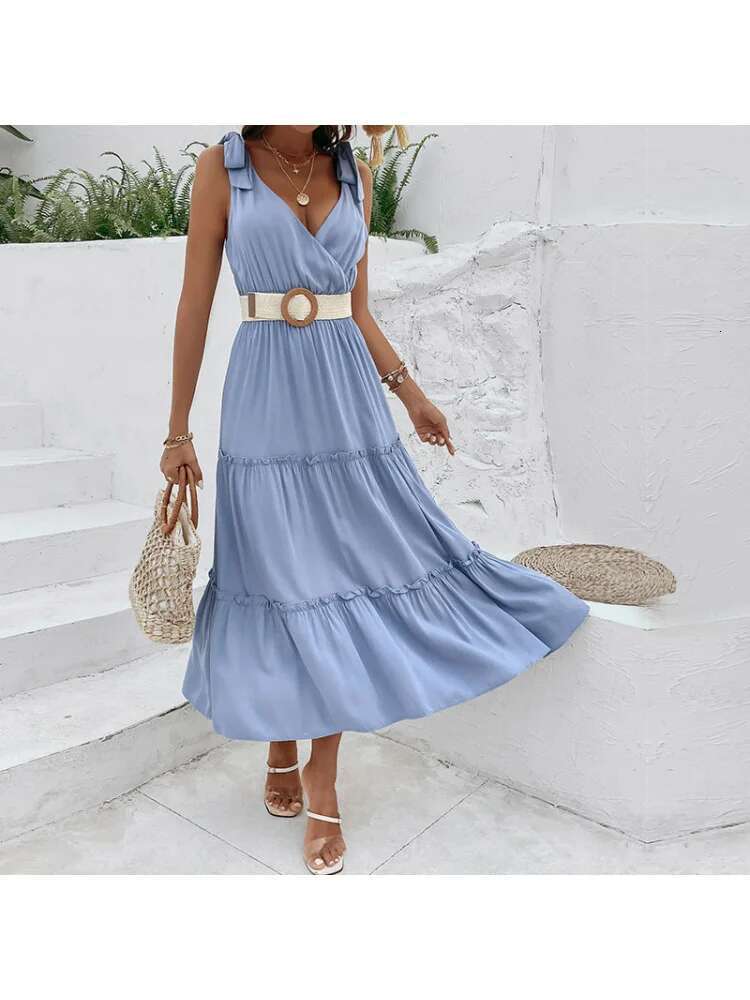 Dongdumaoyi Effen Strapless Jurk Met Hoge Taille Uit Sexy Elegant En Comfortabel Waard Om Te Hebben