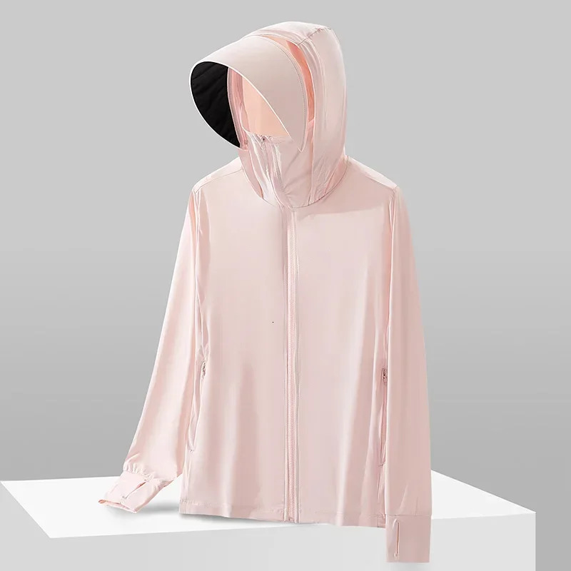 Summer Outdoor Ultra Thin Mens and Womens Leather Jacket Lightweight Breathable UV resistant Silk 250327