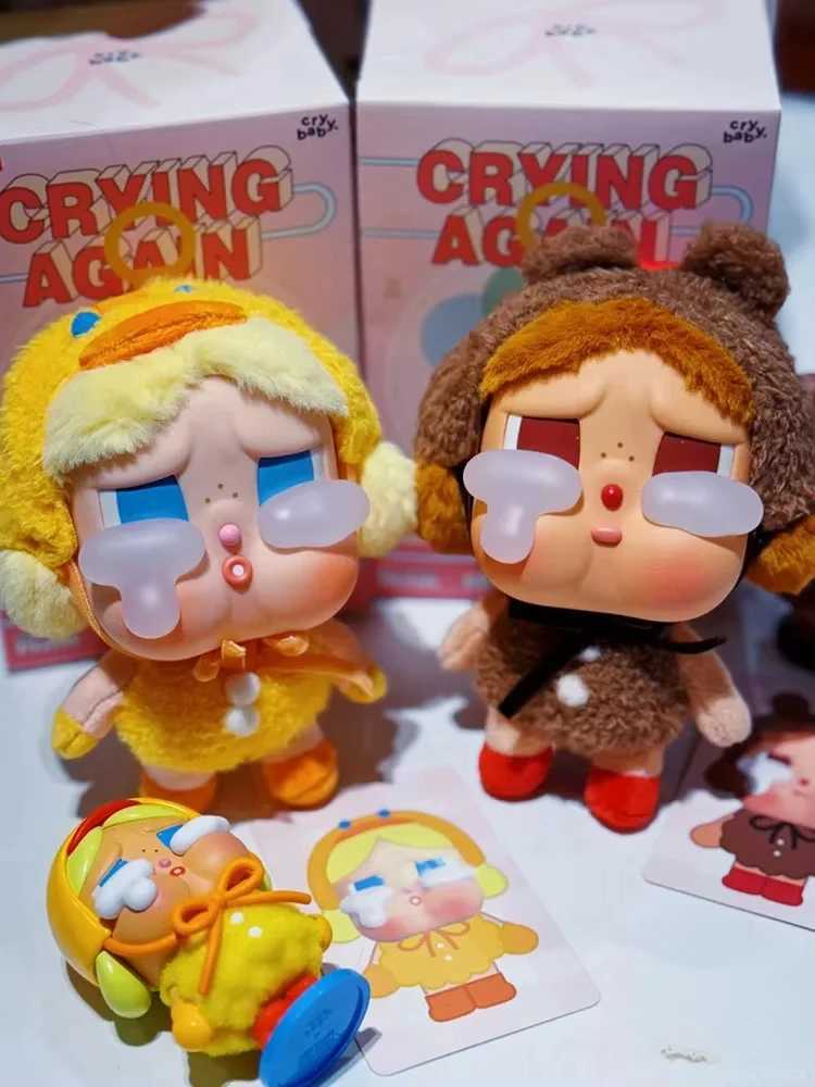 New True Crybaby Crying Series Blind Box Vinyl Base Doll Pendant Keychain Decoration Mysterious Plush Toy Surprise Gift X250327